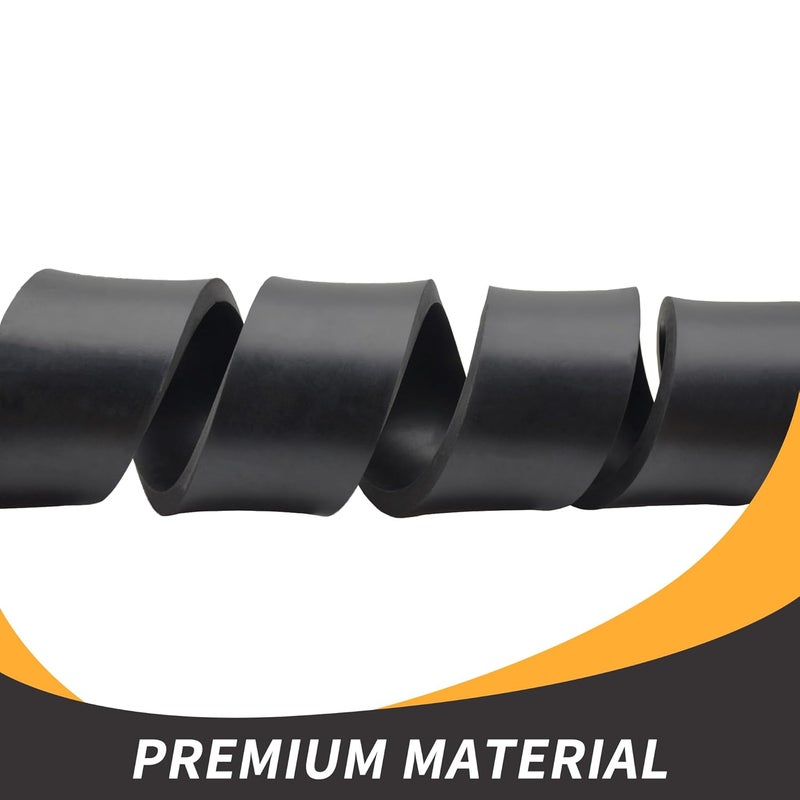 TEKDOE 1/2 Inch Thick Neoprene Rubber Strips and Heavy-Duty Solid Rubber Rolls, Sheet for DIY Gasket, Warehouse, Pads, Seals, Weather Stripping, Flooring (2 Inch Wide, 5 Feet Long) - Image 3